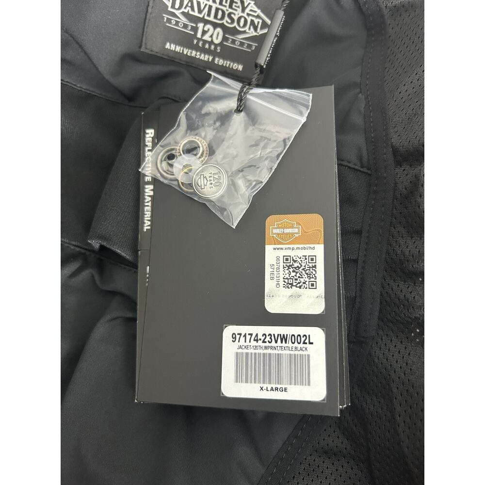 Harley-Davidson 120th Anniversary 97172-23VW Imprint Riding Jacket Womens US XL - Picture 7 of 10